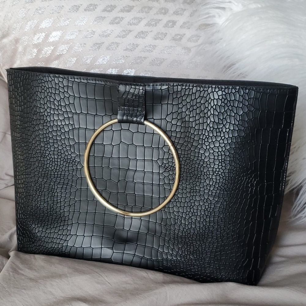 Gold Handle Bag